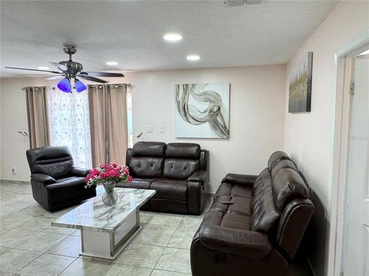 Interior, Living room, Recessed Lighting