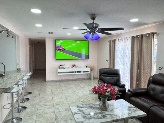 Interior, Living room, Marble, Recessed Lighting