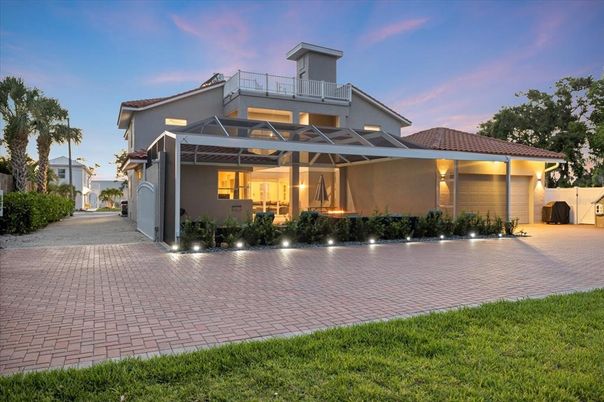 Backyard, Exterior, Facade, Mediterranean