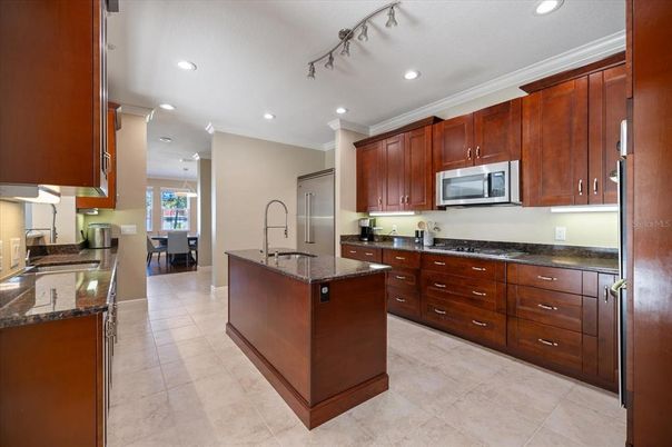Interior, Kitchen, Living room, Recessed Lighting