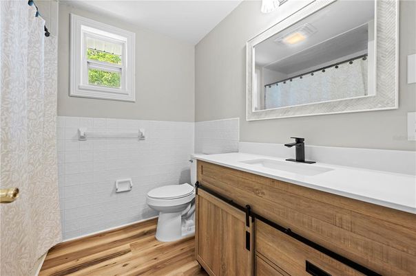Bathroom, Interior, Wood Texture Flooring