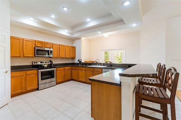 Interior, Kitchen, Recessed Lighting, Stainless Steel Appliances