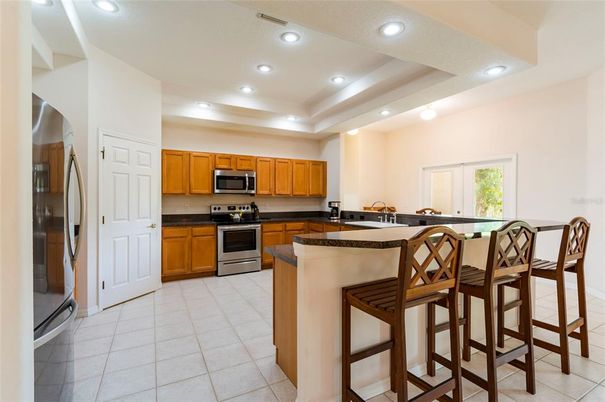 Interior, Kitchen, Recessed Lighting, Stainless Steel Appliances