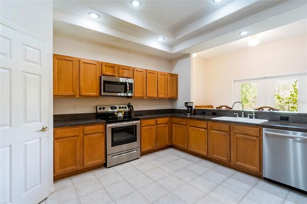 Interior, Kitchen, Recessed Lighting, Stainless Steel Appliances