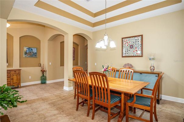 Dining room, Interior, Pendant Lights