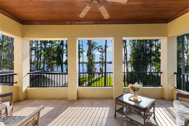Interior, Sun Room, Water, Wooden Ceilings