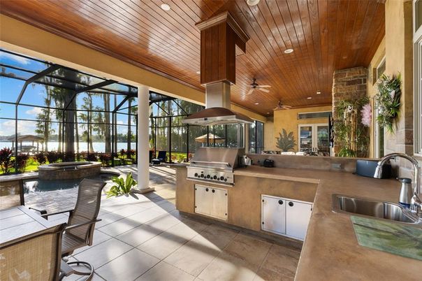 Glass Ceilings, Interior, Pool, Recessed Lighting, Sun Room, Wooden Ceilings