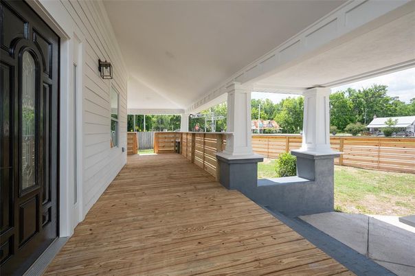 Exterior, Wood Texture Flooring