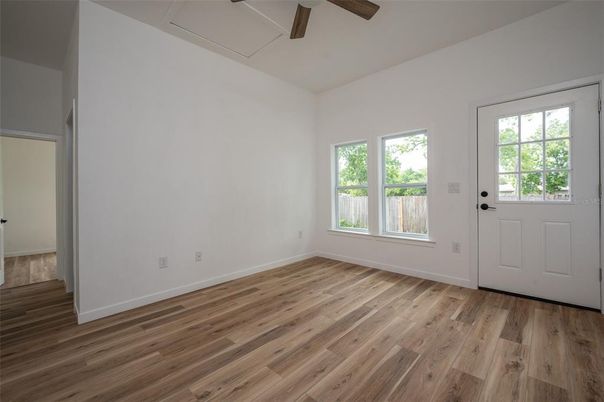 Empty room, Interior, Wood Texture Flooring