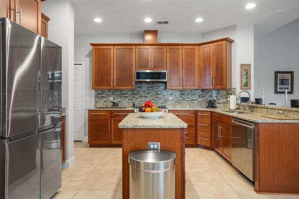 Interior, Kitchen, Recessed Lighting, Stainless Steel Appliances
