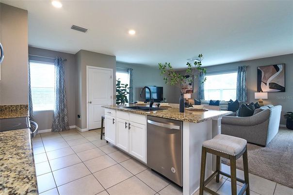 Interior, Kitchen, Living room, Recessed Lighting, Stainless Steel Appliances