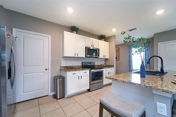 Interior, Kitchen, Recessed Lighting, Stainless Steel Appliances