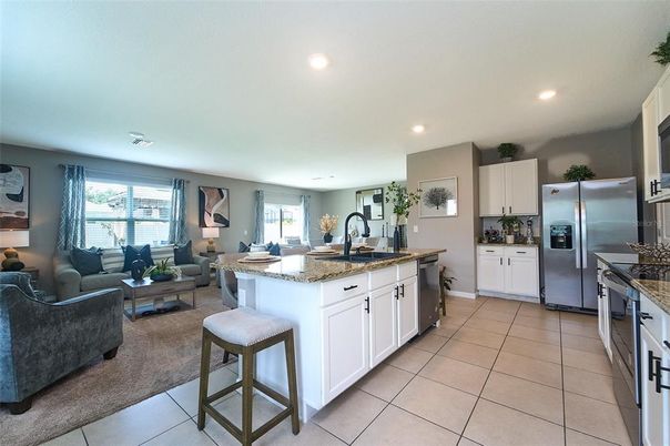 Interior, Kitchen, Living room, Recessed Lighting, Stainless Steel Appliances