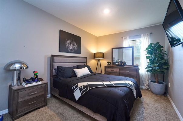Bedroom, Interior, Recessed Lighting