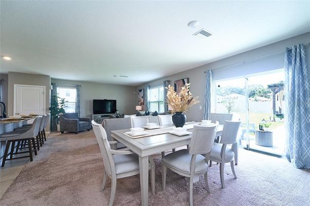 Dining room, Interior, Living room, Recessed Lighting