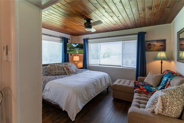 Bedroom, Interior, Wooden Ceilings, Wood Texture Flooring