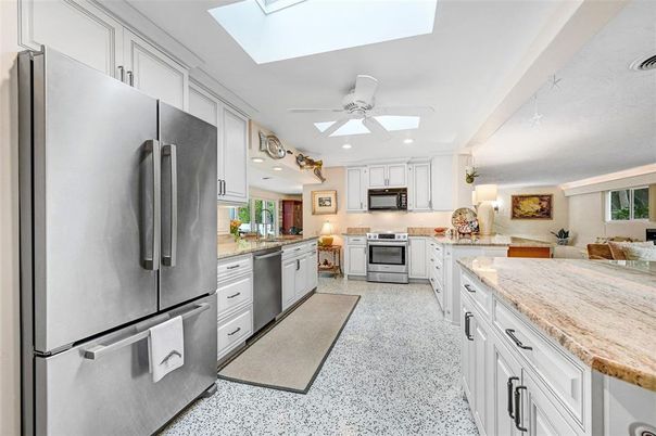 Interior, Kitchen, Recessed Lighting, Stainless Steel Appliances