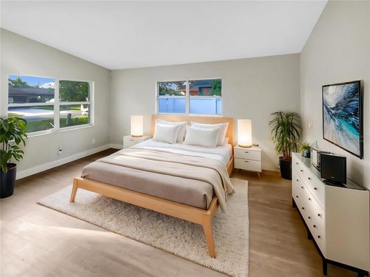 Bedroom, Interior, Wood Texture Flooring