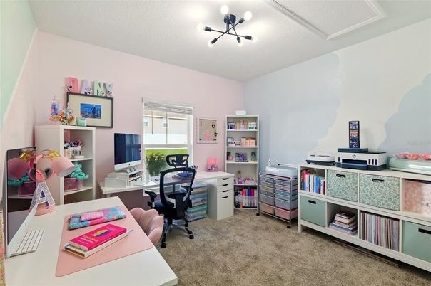 Home Office, Interior, Pendant Lights