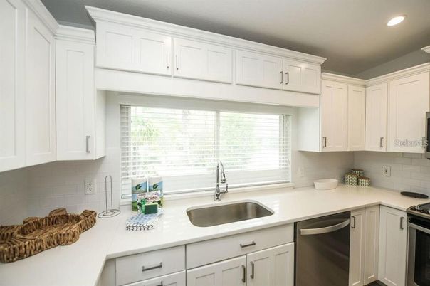 Interior, Kitchen, Recessed Lighting, Stainless Steel Appliances
