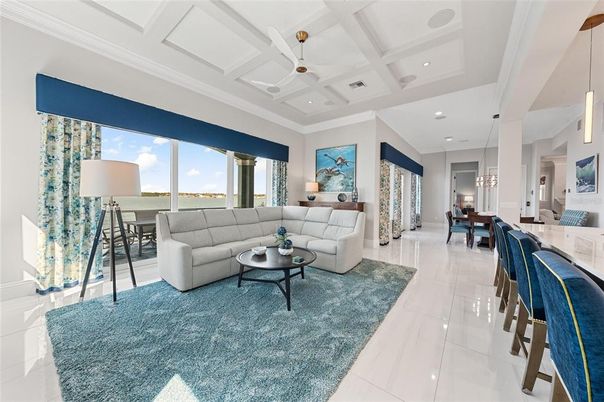Dining room, Interior, Living room, Pendant Lights, Recessed Lighting
