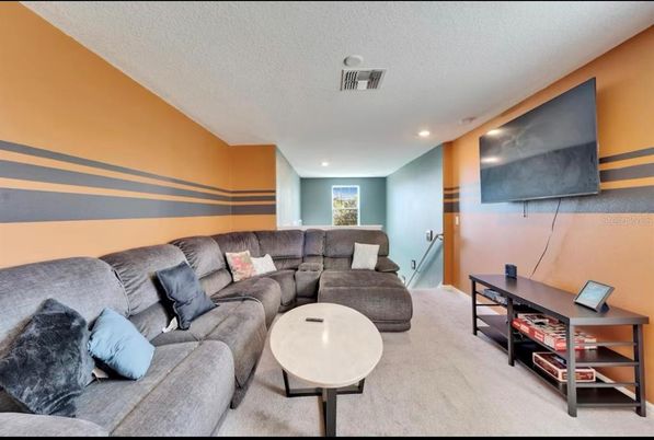 Interior, Living room, Recessed Lighting