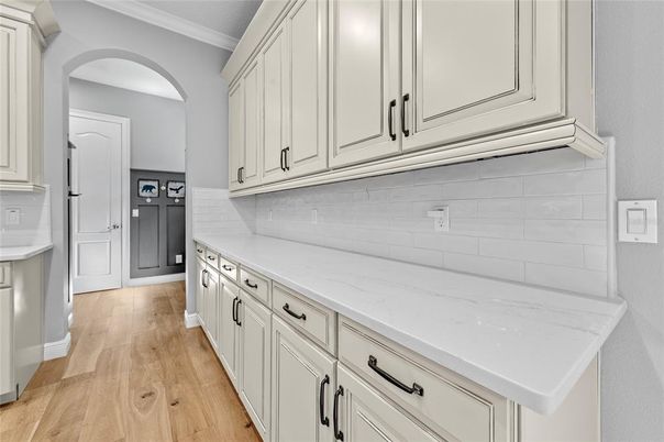 Interior, Kitchen, Wood Texture Flooring