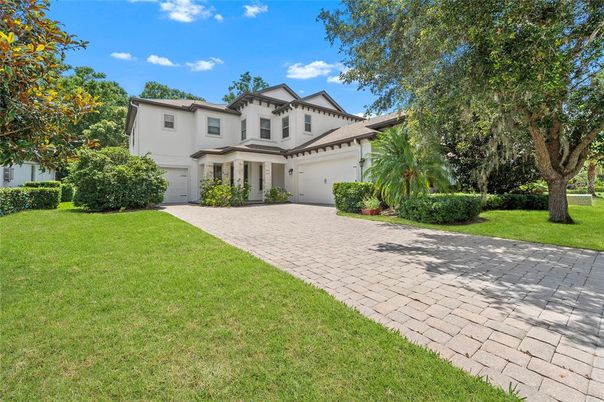 Attached, Backyard, Exterior, Facade, Mediterranean