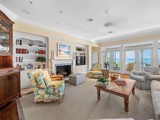Fireplace, Interior, Living room, Recessed Lighting, Water