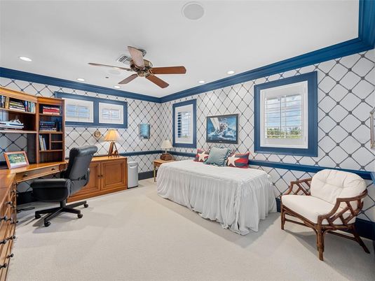 Bedroom, Home Office, Interior, Recessed Lighting
