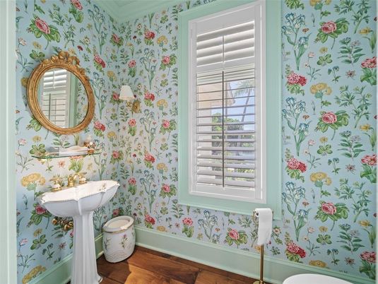 Bathroom, Interior, Wood Texture Flooring
