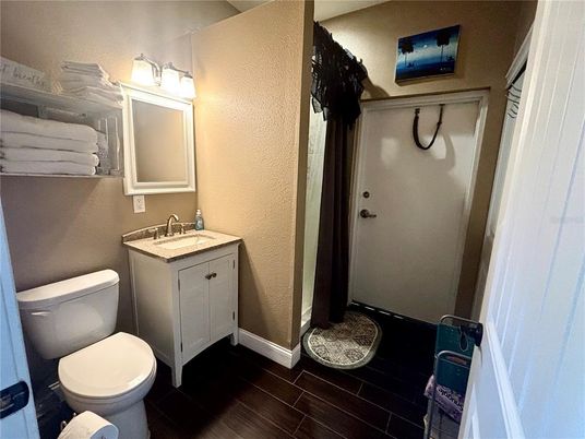 Bathroom, Interior, Wood Texture Flooring