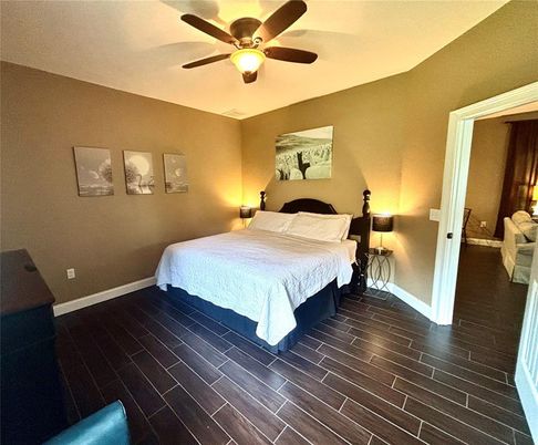 Bedroom, Interior, Wood Texture Flooring