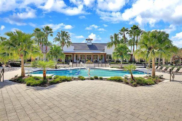 Exterior, Pool, Solar Panels