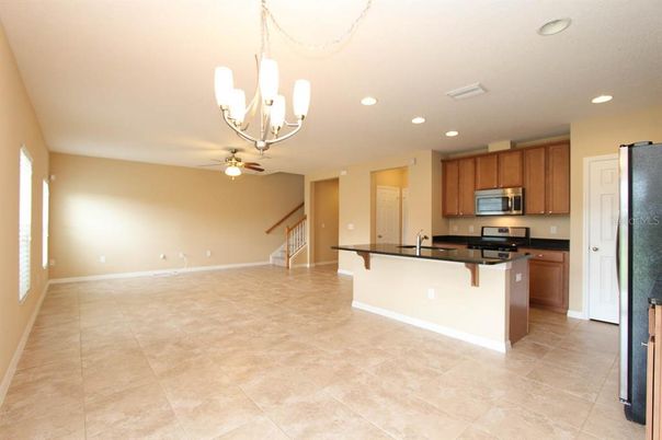 Chandelier, Interior, Kitchen, Recessed Lighting