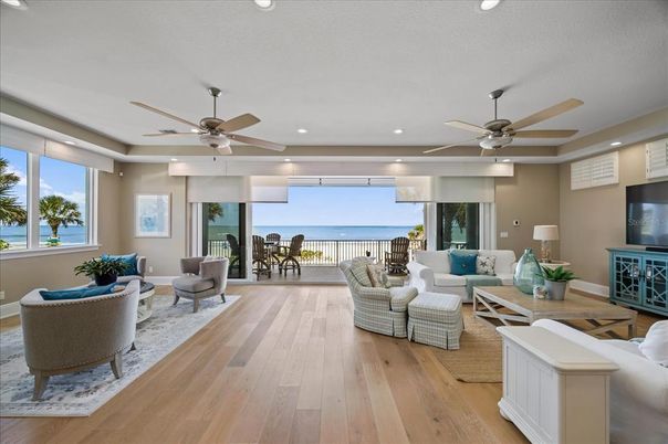 Interior, Living room, Recessed Lighting, Water, Wood Texture Flooring
