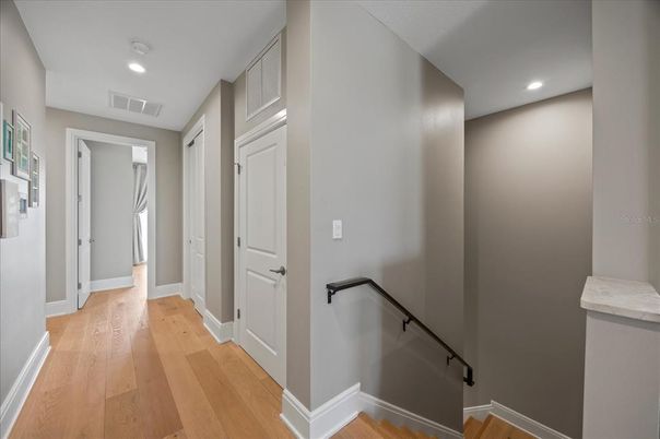 Interior, Recessed Lighting, Wood Texture Flooring