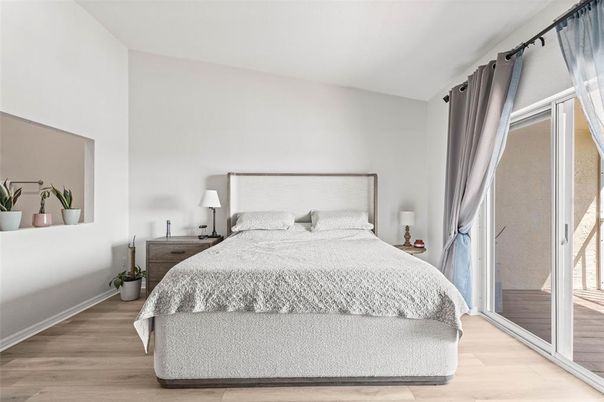 Bedroom, Interior, Wood Texture Flooring