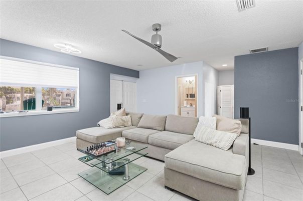 Interior, Living room, Recessed Lighting