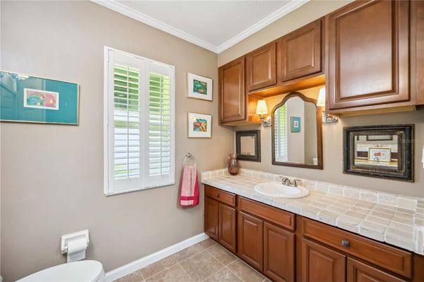 Bathroom, Interior, Tile Countertops