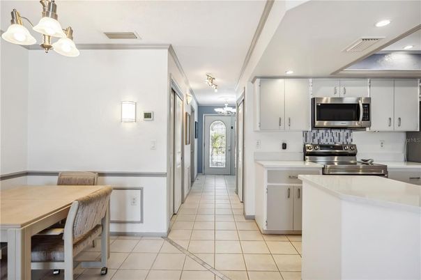 Interior, Kitchen, Recessed Lighting, Stainless Steel Appliances