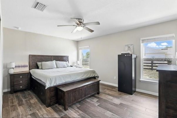 Bedroom, Interior, Wood Texture Flooring