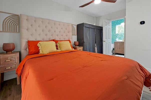 Bedroom, Interior, Wood Texture Flooring