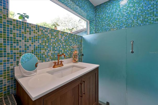 Bathroom, Glass Shower, Interior