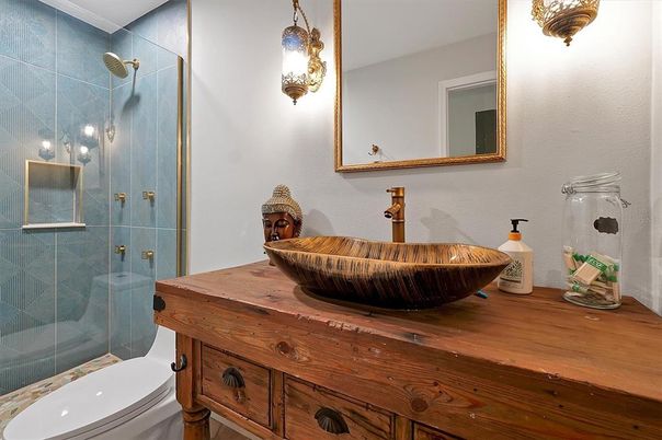 Bathroom, Glass Shower, Interior