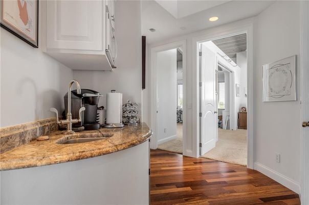 Bathroom, Interior, Recessed Lighting, Wood Texture Flooring