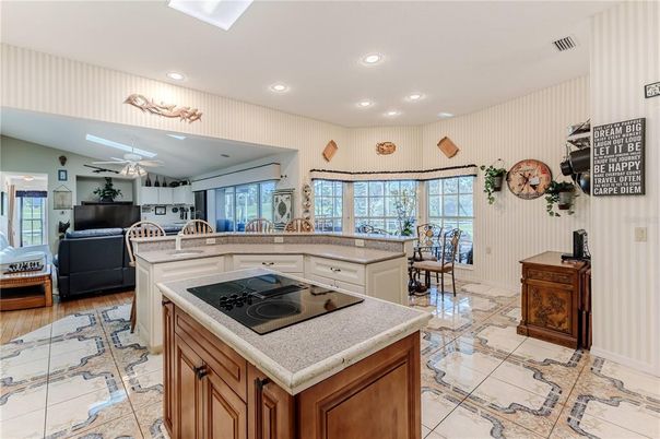 Interior, Kitchen, Living room, Recessed Lighting