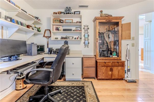 Home Office, Interior, Wood Texture Flooring