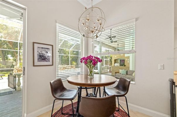 Chandelier, Dining room, Interior