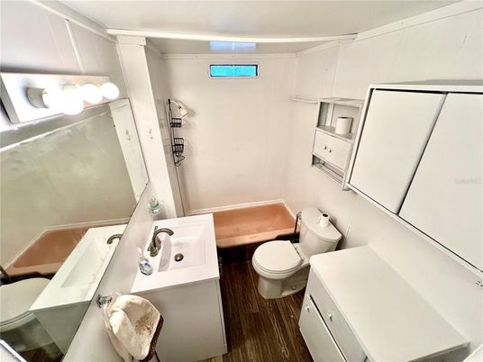 Bathroom, Interior, Wood Texture Flooring